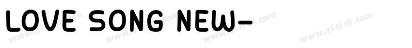 LOVE SONG NEW字体转换